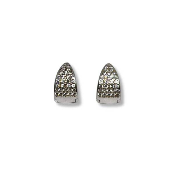 Aretes Candongas Brillos - Plata